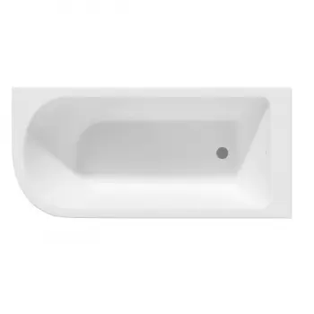 Wanna narożna AD Naturalnie UPSALA LINE Ryflowana Prawa 160cm